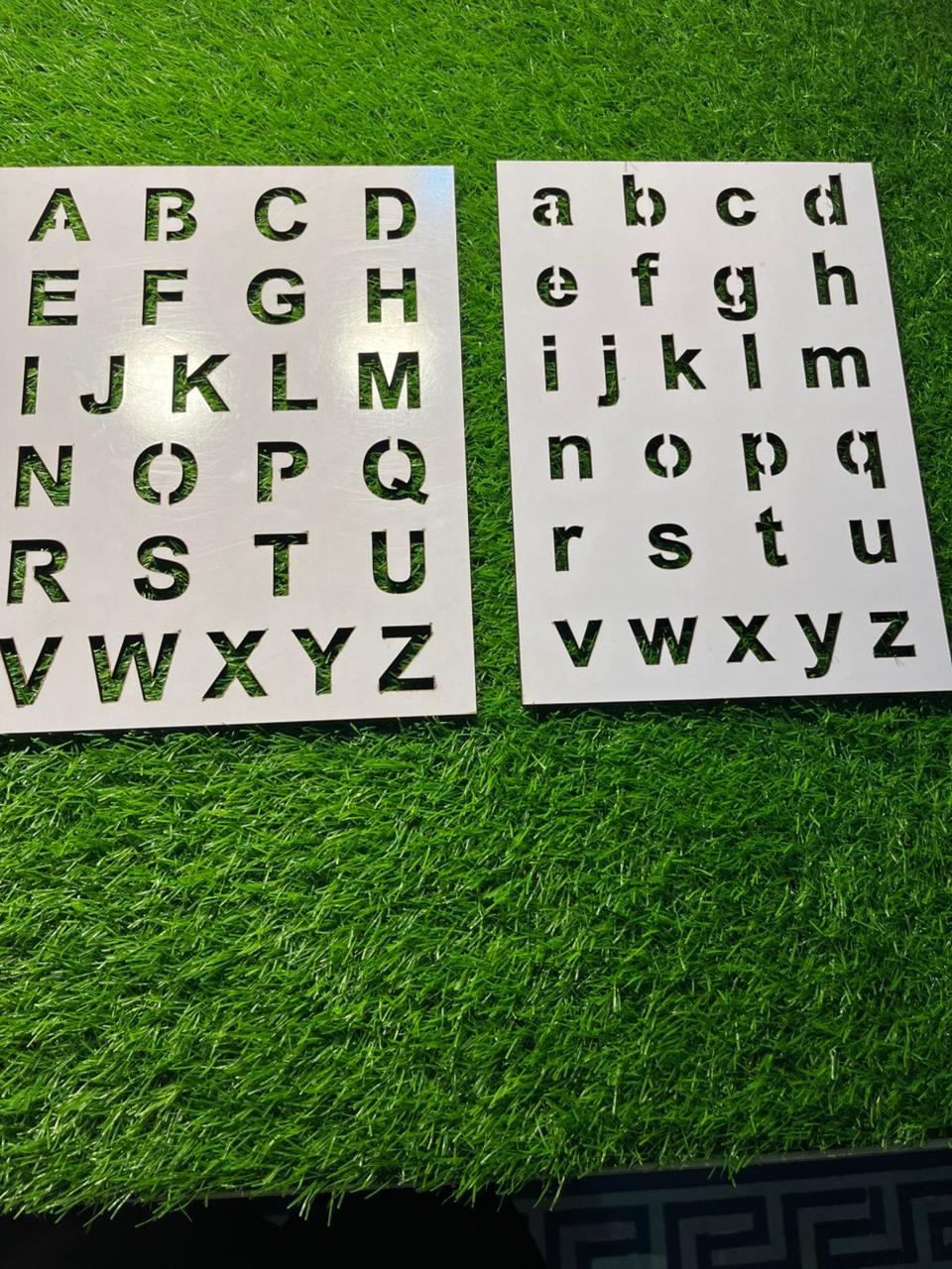 Kid Practice™ A to Z Wooden Alphabet Sheet – Upper & Lowercase Combo