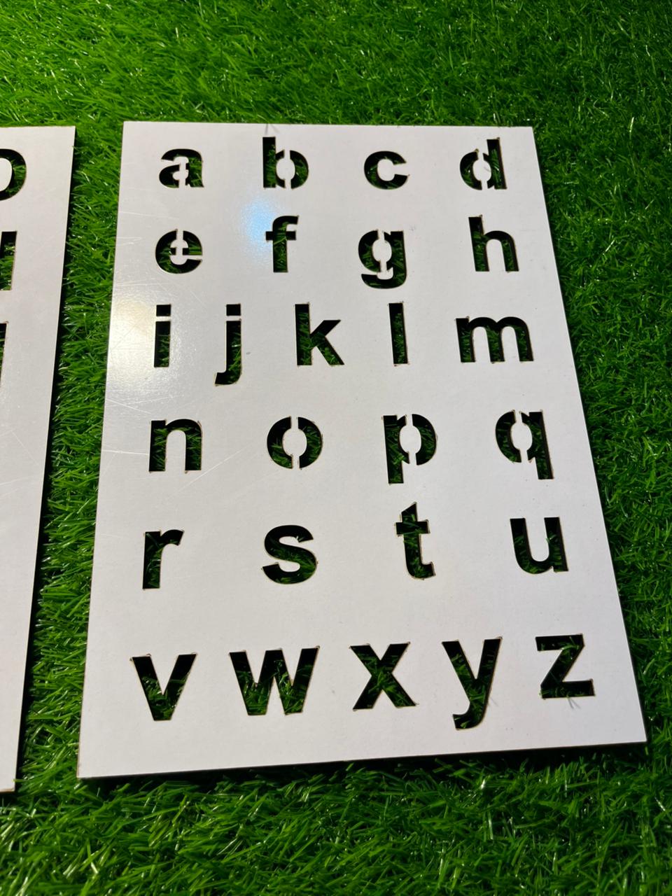 Kid Practice™ A to Z Wooden Alphabet Sheet – Upper & Lowercase Combo