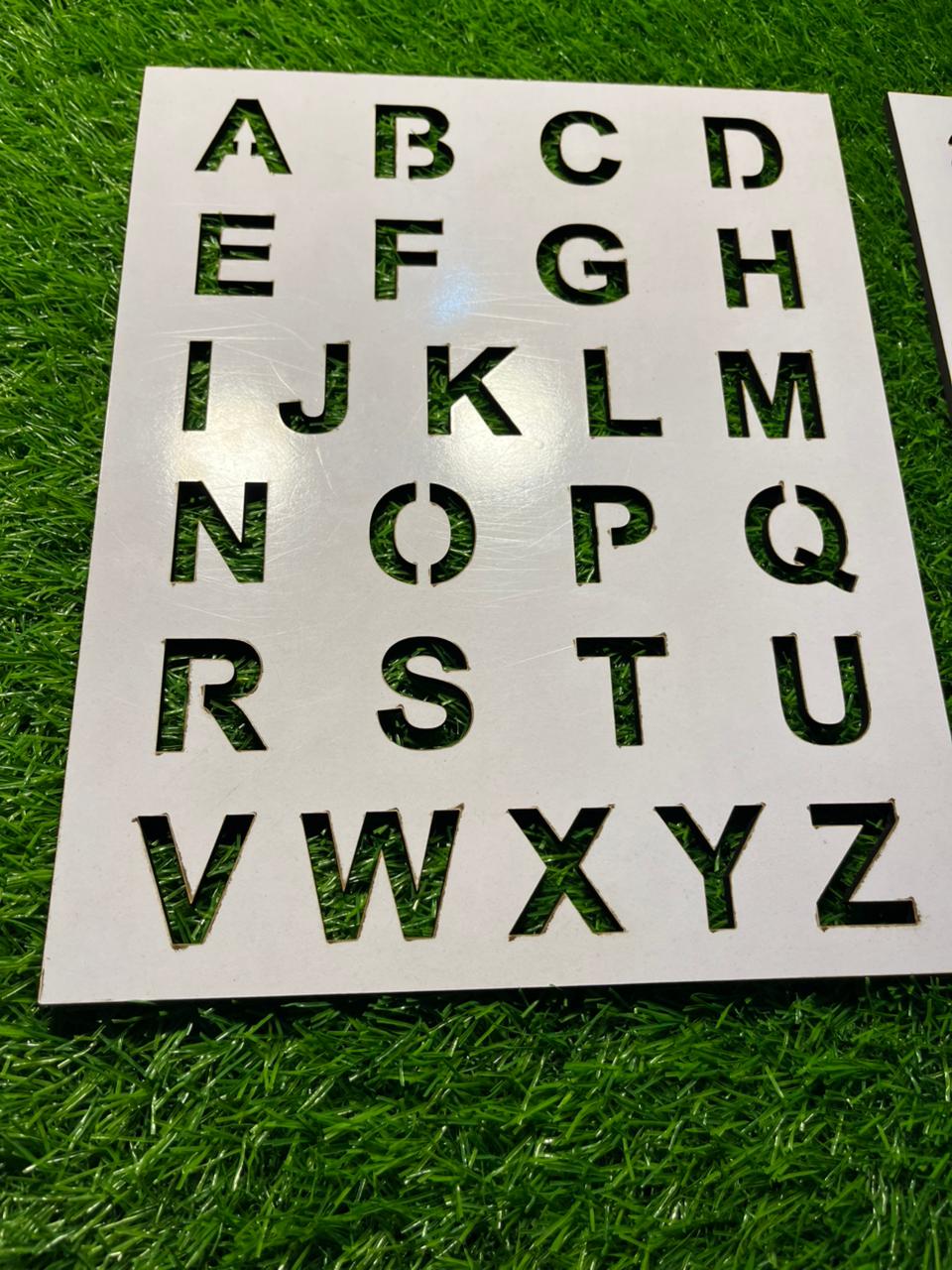 Kid Practice™ A to Z Wooden Alphabet Sheet – Upper & Lowercase Combo