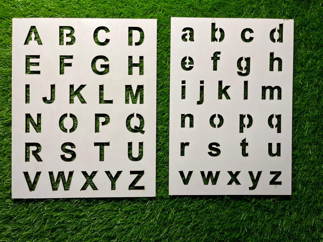 Kid Practice™ A to Z Wooden Alphabet Sheet – Upper & Lowercase Combo