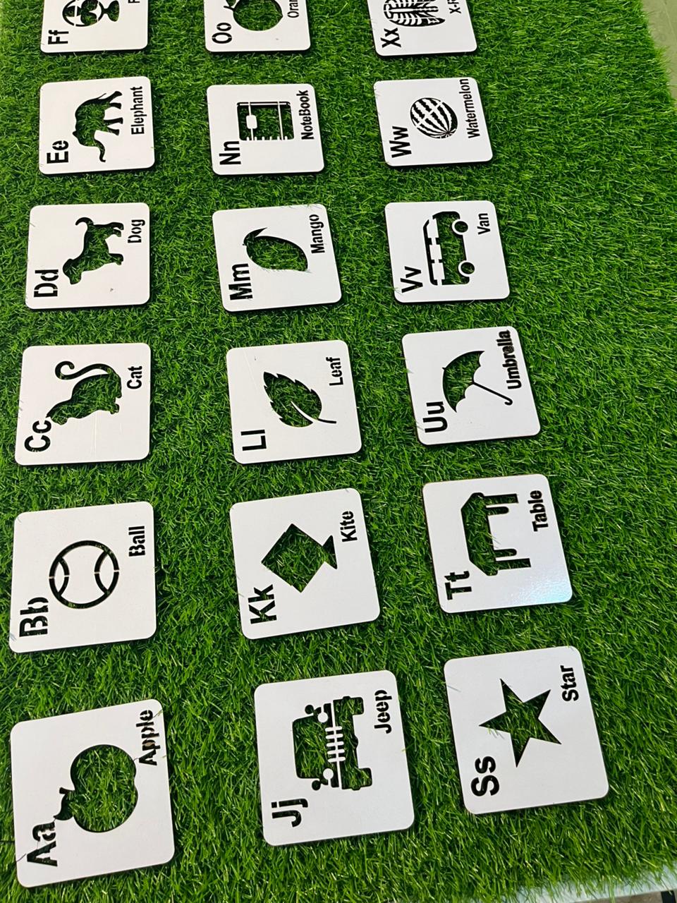 Kid Practice™ A to Z Wooden Alphabet Set