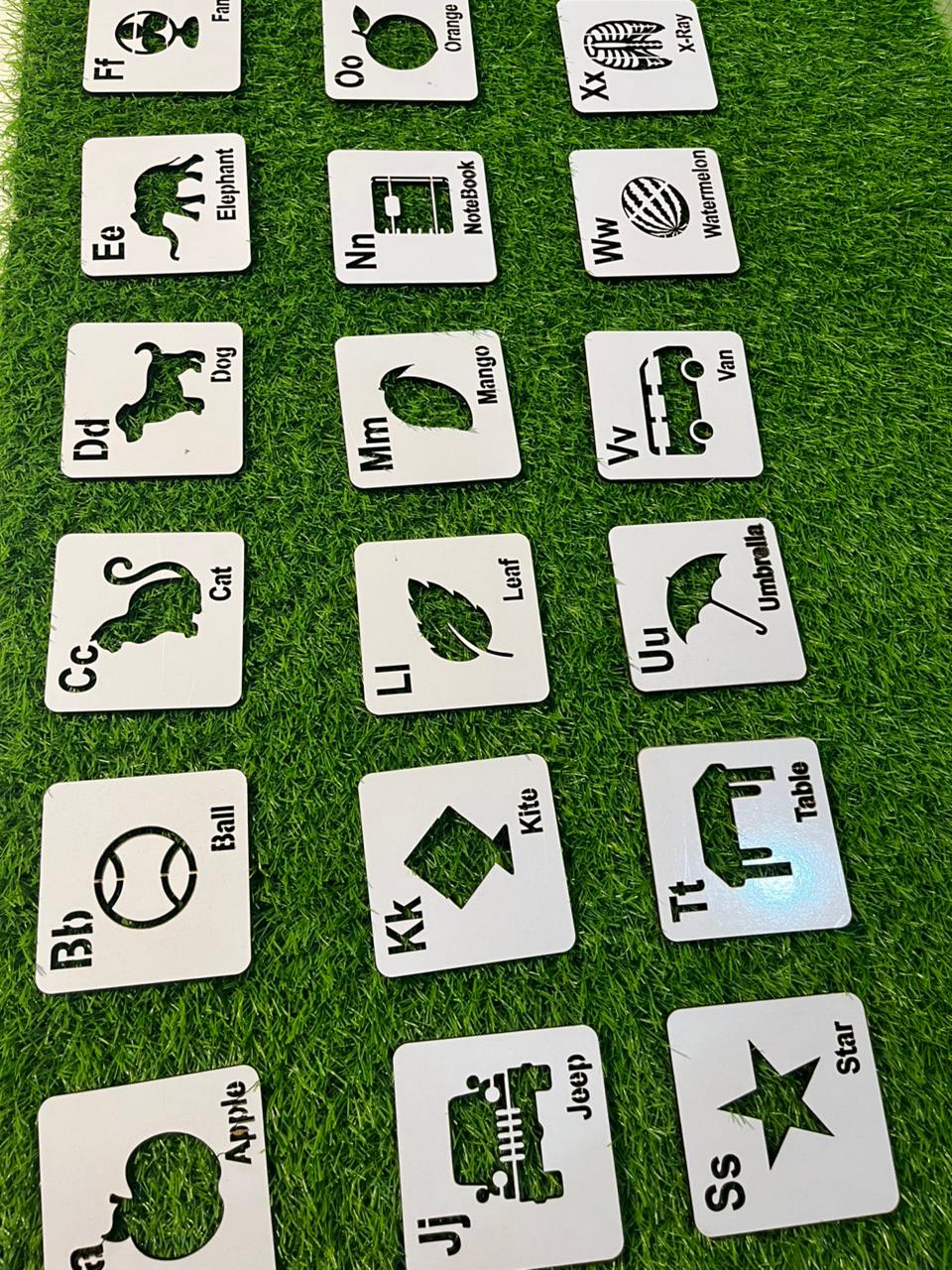 Kid Practice™ A to Z Wooden Alphabet Set