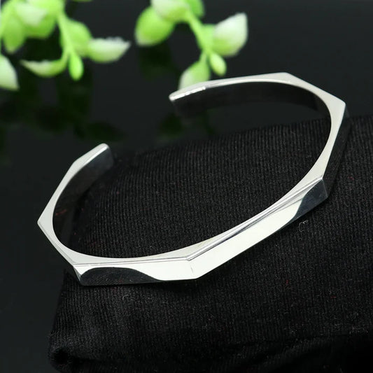 Men’s Hexagon Adjustable Bangle