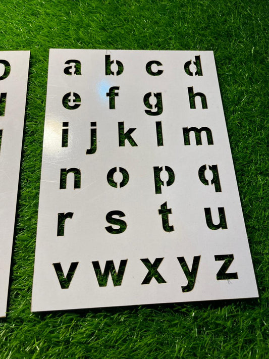 Kid Practice™ A to Z Wooden Alphabet Sheet – Upper & Lowercase Combo