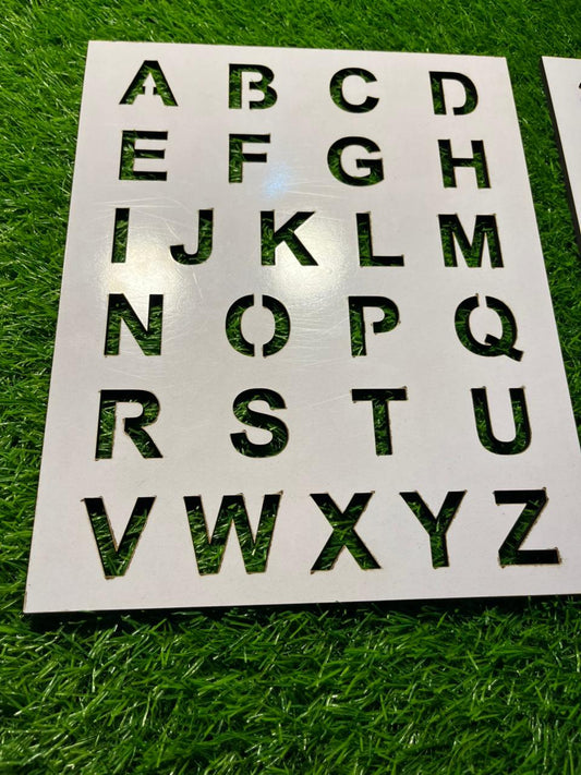 Kid Practice™ A to Z Wooden Alphabet Sheet – Upper & Lowercase Combo