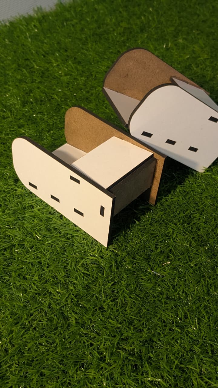 Clear Acrylic Business Card Holder – Set of 2 | Modern Desk Organizer Display